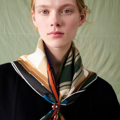 レディス, スカーフ、ショール＆マフラー, スカーフ＆シルク